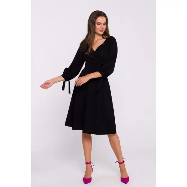  Dámské šaty STYLOVE S383 BLACK 