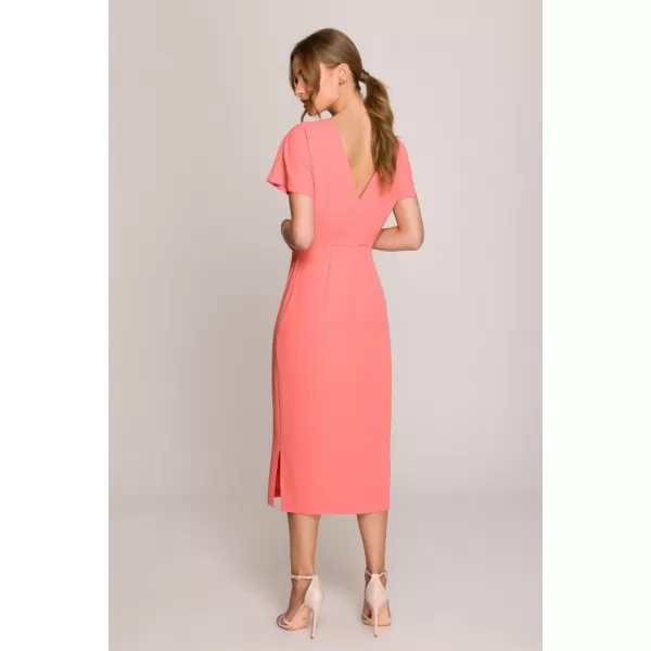  Dámské šaty STYLOVE S398 ORANGE 