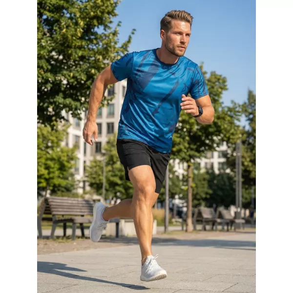  Pánské funkční triko premium ALTISPORT VOJ/ALM079TR01 MODRÁ 