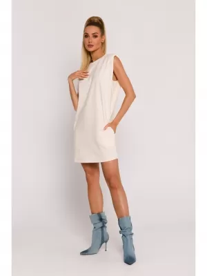 Dámské šaty MOE M789 CREAM