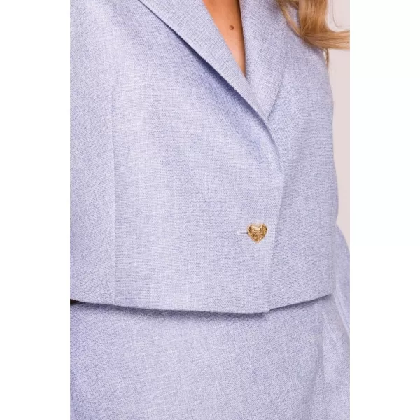  Dámské sako MOE M853 LIGHT BLUE 