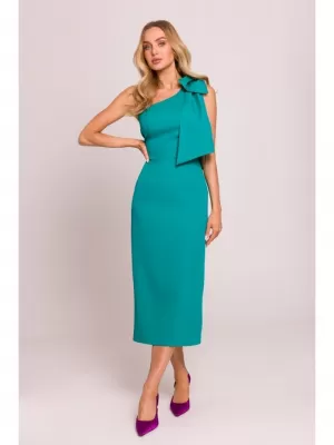 Dámské šaty MOE M847 TURQUOISE
