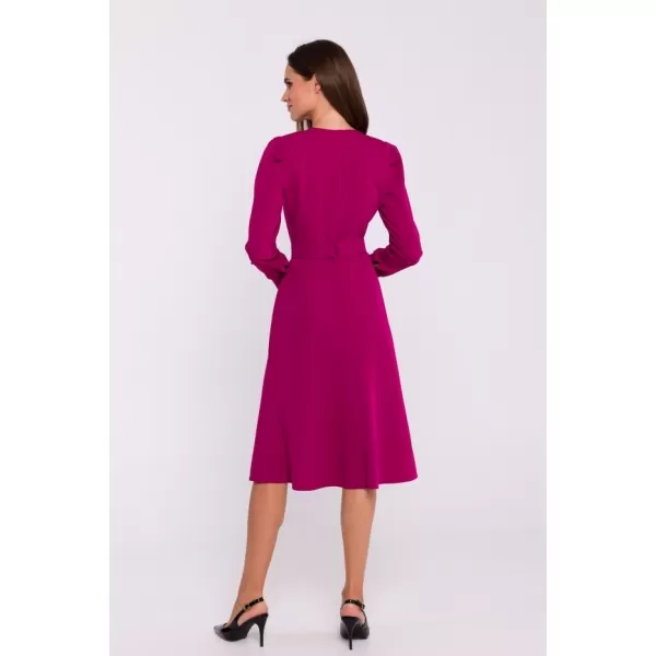  Dámské šaty STYLOVE S378 PLUM 