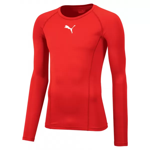 Pánské funkční triko PUMA LIGA BASELAYER TEE LS 655920_01 PUMA RED 