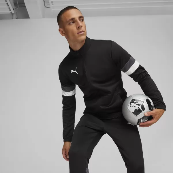  Pánská tepláková souprava PUMA TEAMRISE TRACKSUIT 658653_03 PUMA BLACK/PUMA BLACK 
