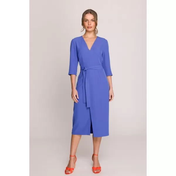  Dámské šaty STYLOVE S396 BLUE 