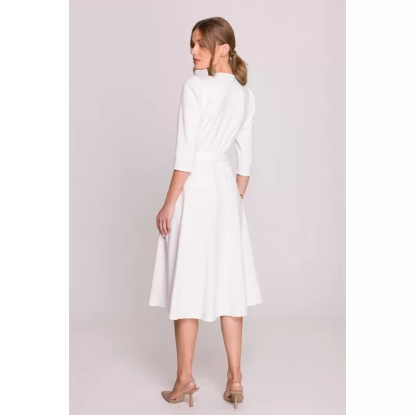  Dámské šaty STYLOVE S404 ECRU 
