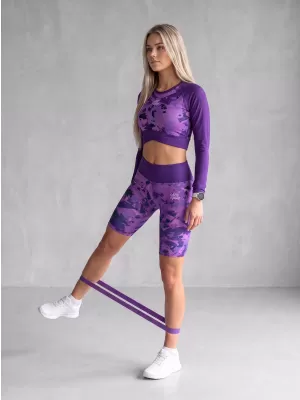 Dámské legíny nad kolena premium ALTISPORT VOJ/ALW110LEG02 FIALOVÁ