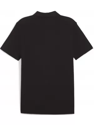 Pánské triko s límečkem PUMA TEAMGOAL CASUALS POLO 658605_03 PUMA BLACK/PUMA WHITE