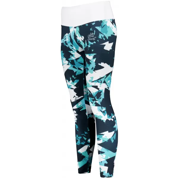  Dámské legíny premium ALTISPORT VOJ/ALW110LEG01 MODROBÍLÁ 