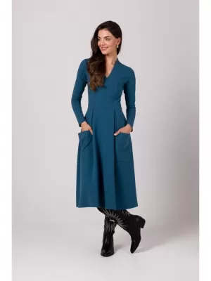 Dámské šaty BEWEAR B266 OCEAN BLUE