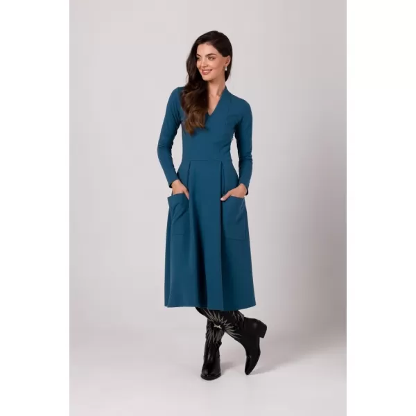  Dámské šaty BEWEAR B266 OCEAN BLUE 