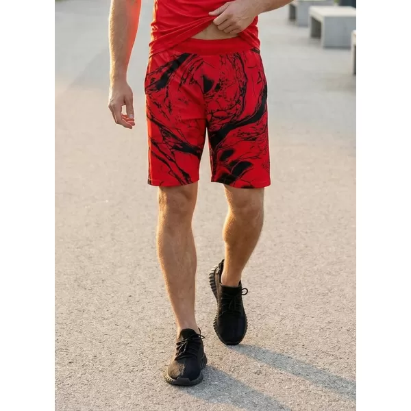 Pánské funkční šortky premium ALTISPORT VOJ/ALM071KRA01 ČERVENÁ 