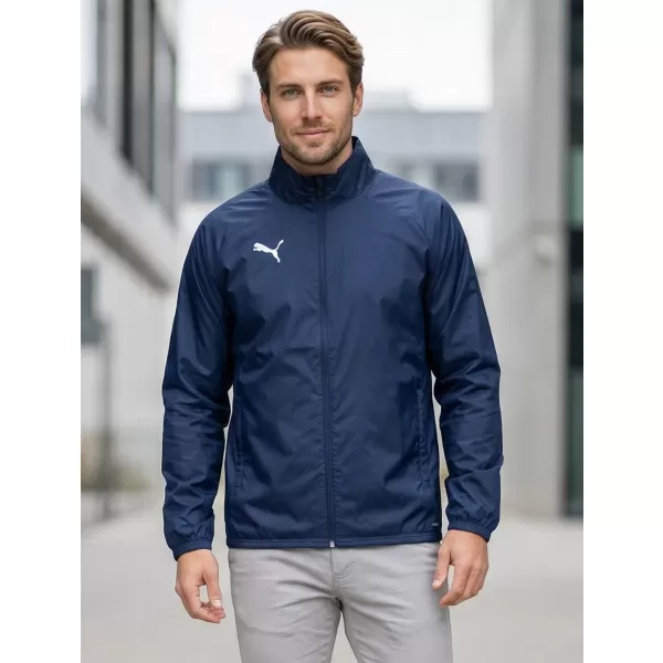  Pánská bunda PUMA TEAMGOAL ALL WEATHER JACKET 659038_06 PUMA NAVY/PUMA WHITE 