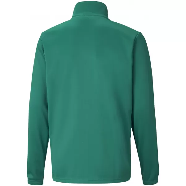  Dětská bunda PUMA TEAMRISE TRG POLY JACKET JR 657393_05 PEPPER GREEN/PUMA WHITE 