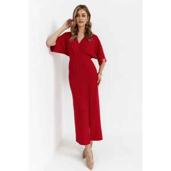  Dámské šaty MAKOVER K163 RED 