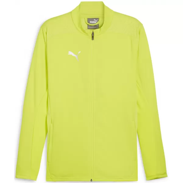  Pánská bunda PUMA TEAMFINAL TRAINING JACKET 658554_30 ELECTRIC LIME/PUMA SILVER 