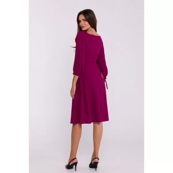  Dámské šaty STYLOVE S383 PLUM 