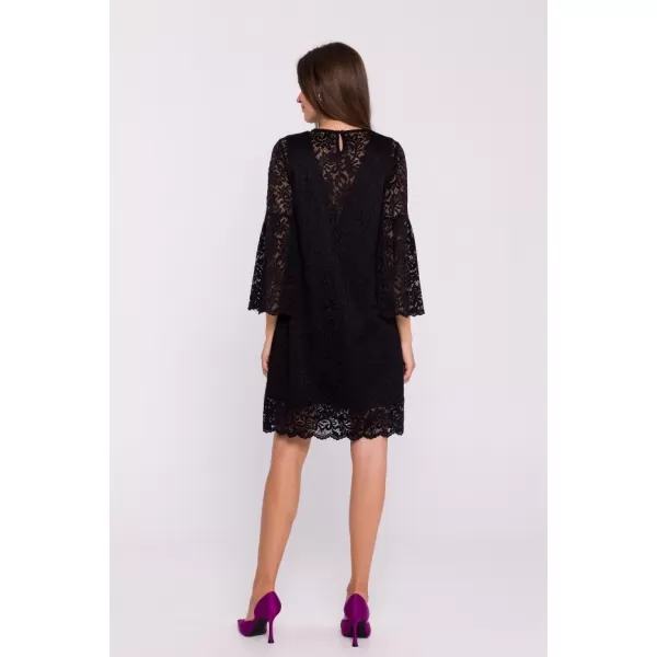  Dámské šaty STYLOVE S380 BLACK 