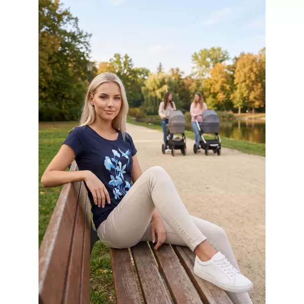  Dámské triko ALTISPORT ALW191122 NÁMOŘNÍ MODRÁ 