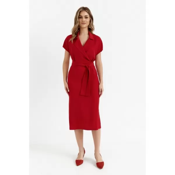  Dámské šaty STYLOVE S363 RED 