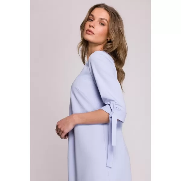  Dámské šaty STYLOVE S393 LIGHT BLUE 