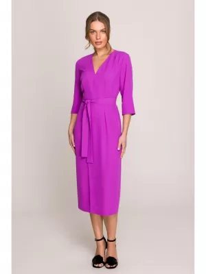 Dámské šaty STYLOVE S396 LAVENDER