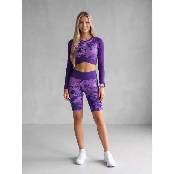  Dámské legíny nad kolena premium ALTISPORT VOJ/ALW110LEG02 FIALOVÁ 