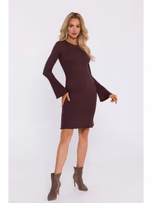 Dámské šaty MOE M821 BROWN