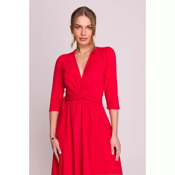  Dámské šaty STYLOVE S404 RED 