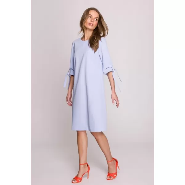  Dámské šaty STYLOVE S393 LIGHT BLUE 