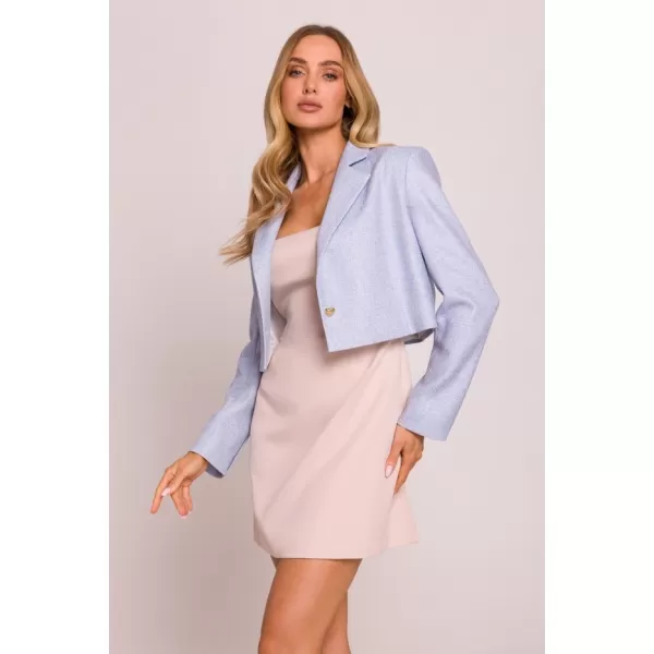  Dámské sako MOE M853 LIGHT BLUE 