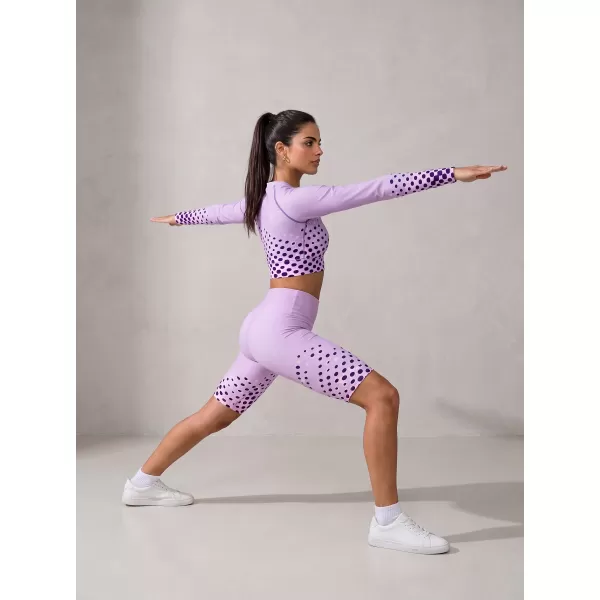  Dámské legíny nad kolena premium ALTISPORT VOJ/ALW109LEG02 LILA 