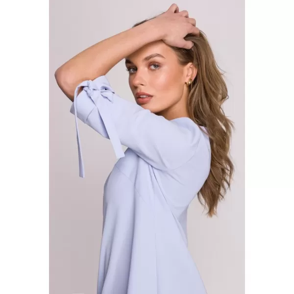  Dámské šaty STYLOVE S393 LIGHT BLUE 