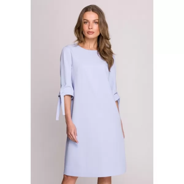 Dámské šaty STYLOVE S393 LIGHT BLUE 
