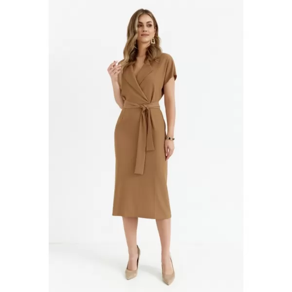  Dámské šaty STYLOVE S363 BEIGE 