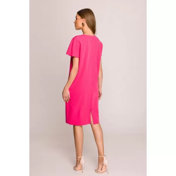  Dámské šaty STYLOVE S392 PINK 