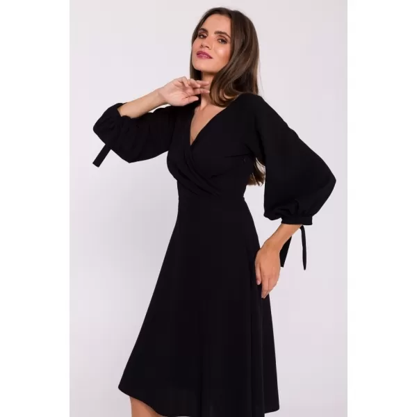  Dámské šaty STYLOVE S383 BLACK 