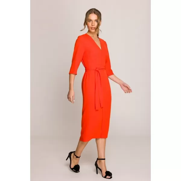  Dámské šaty STYLOVE S396 CORAL 