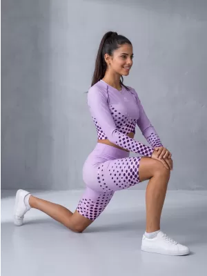 Dámské legíny nad kolena premium ALTISPORT VOJ/ALW109LEG02 LILA