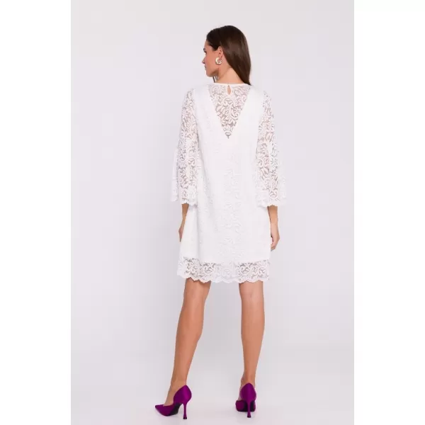  Dámské šaty STYLOVE S380 ECRU 