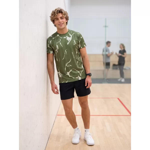  Pánské funkční triko premium ALTISPORT VOJ/ALM052TR01 KHAKI 