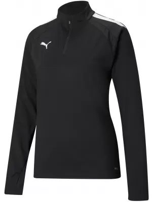 Dámská bunda PUMA TEAMLIGA 1/4 ZIP TOP W 657253_03 PUMA BLACK/PUMA WHITE