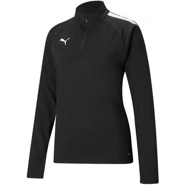  Dámská bunda PUMA TEAMLIGA 1/4 ZIP TOP W 657253_03 PUMA BLACK/PUMA WHITE 
