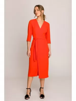 Dámské šaty STYLOVE S396 CORAL