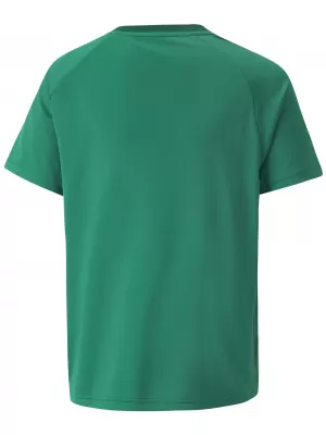 Dětské funkční triko PUMA TEAMVISION JERSEY JR 704928_05 PEPPERGREEN/POWERGREEN/WHITE