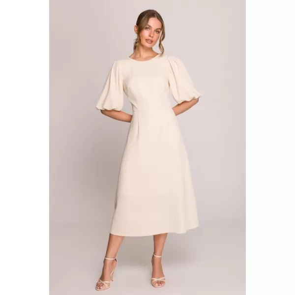  Dámské šaty STYLOVE S400 CREAM 