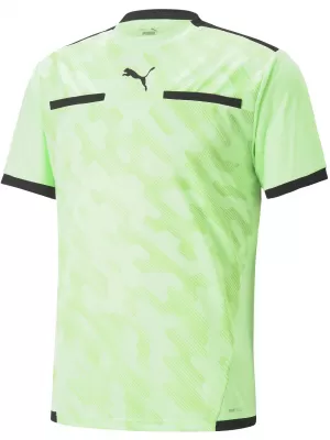 Pánský fotbalový dres PUMA TEAMLIGA REFEREE JERSEY 705452_20 FIZZY LIME/PUMA BLACK