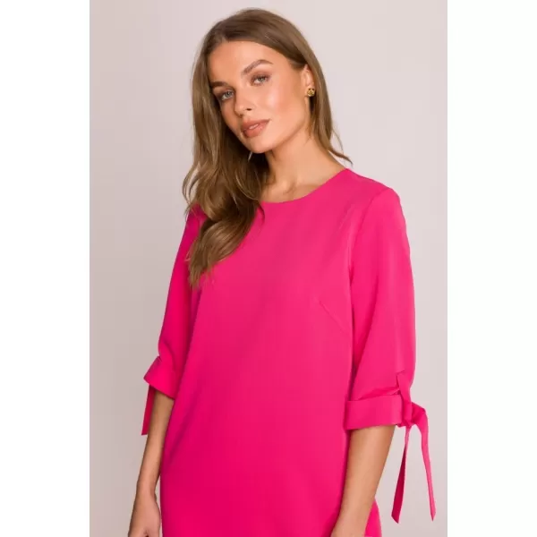  Dámské šaty STYLOVE S393 PINK 