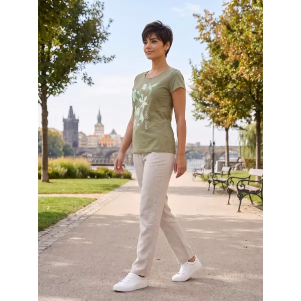  Dámské triko ALTISPORT ALW191122 KHAKI 